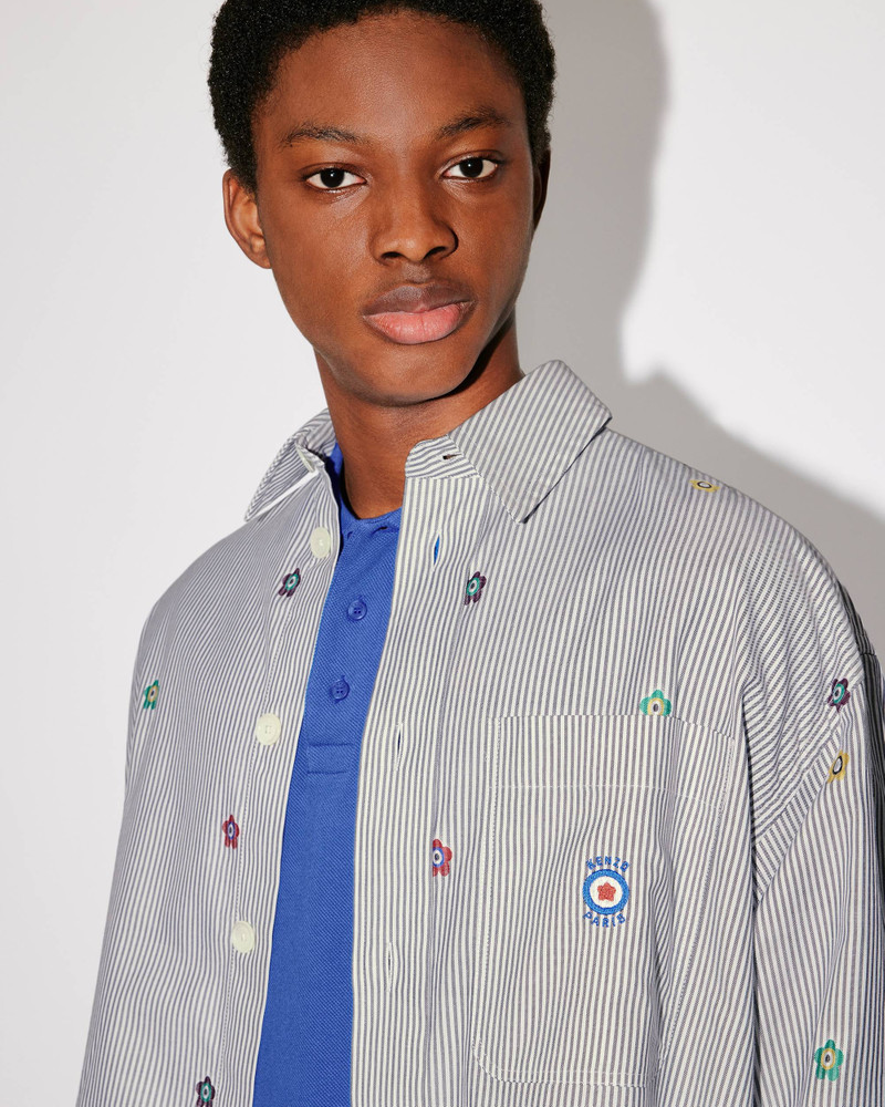 'KENZO Target' oversize striped shirt 6