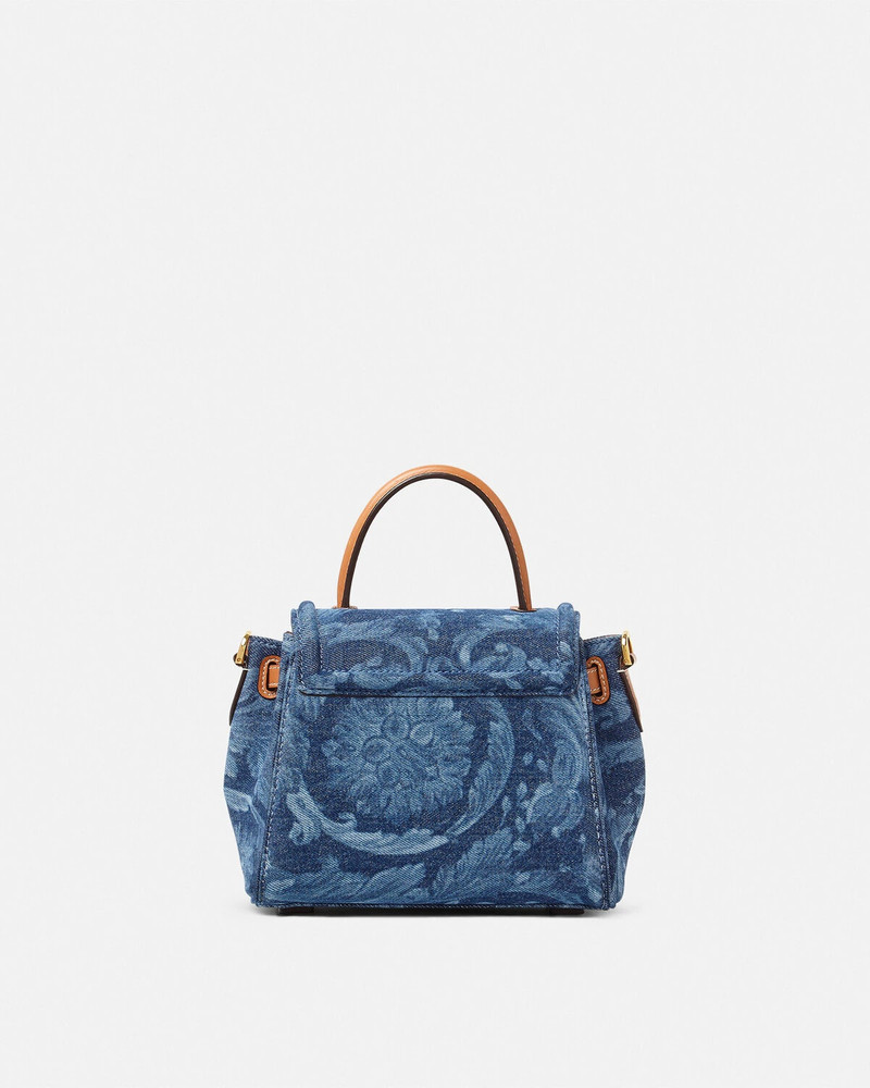 Barocco Denim La Medusa Small Handbag 6