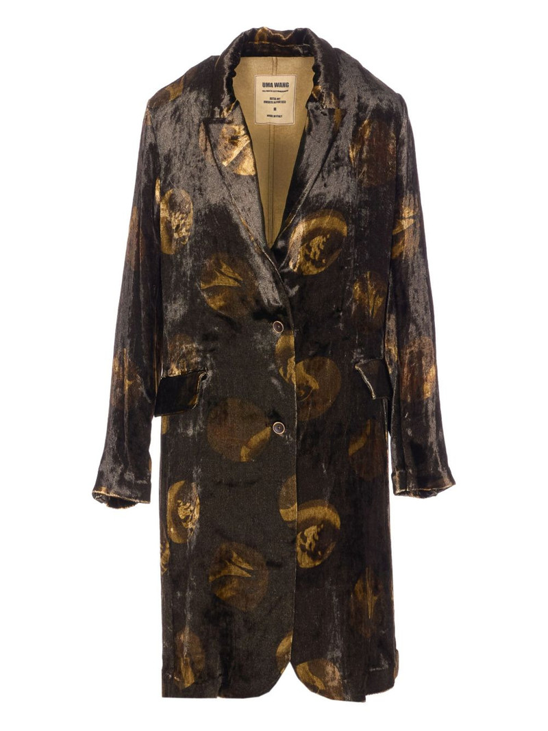 Alpine D33 single-breasted coat 1