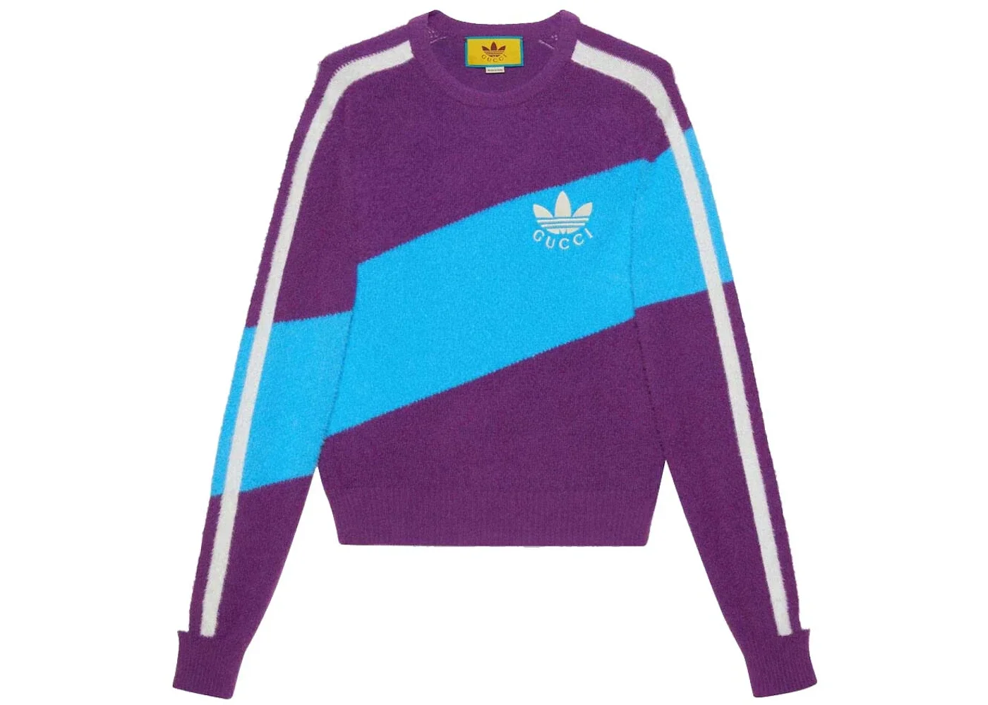 Gucci x adidas Wool Shirt Purple/Light Blue - 1
