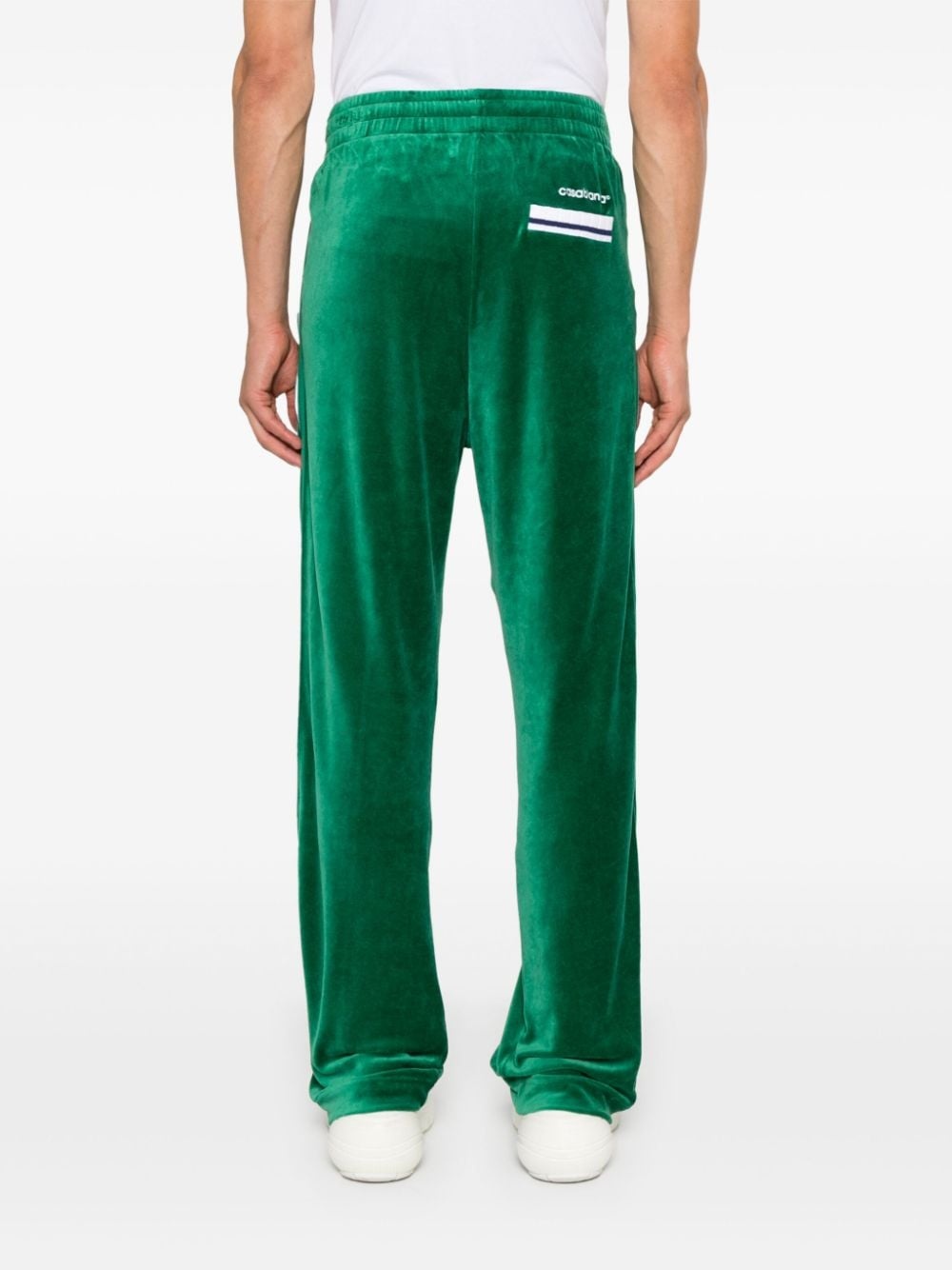 velour track pants - 4