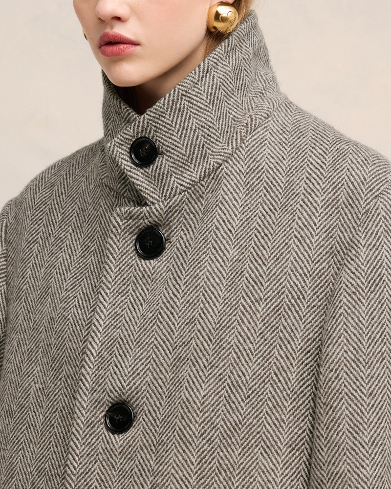 HIGH COLLAR COAT 4