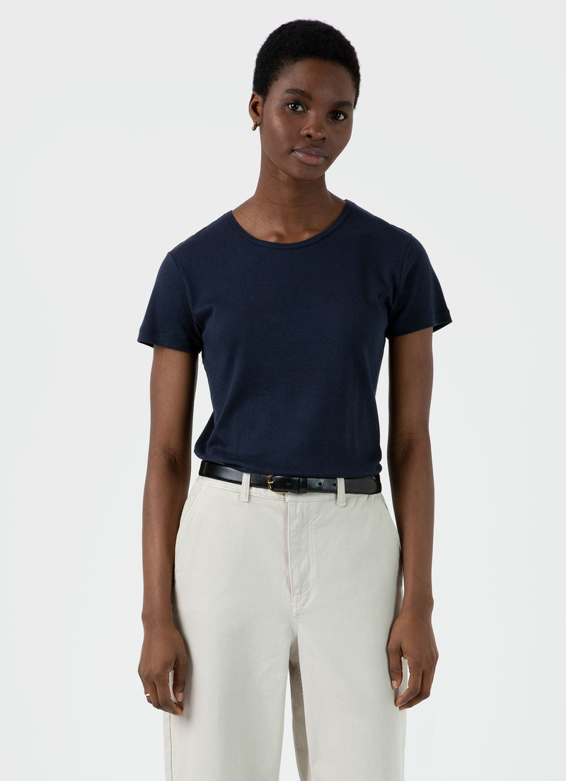 Sunspel Sea Island Cotton T‑shirt outlook