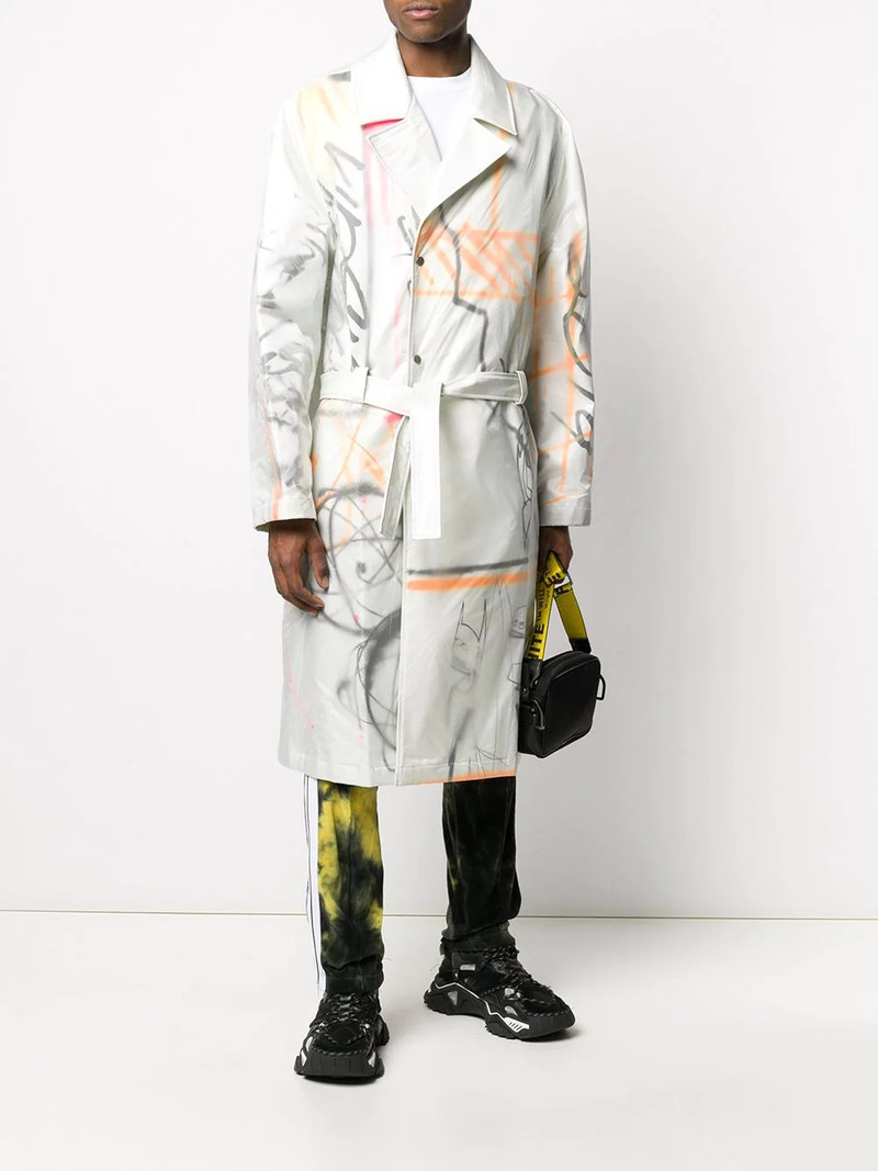 Off-White Futura trench coat outlook