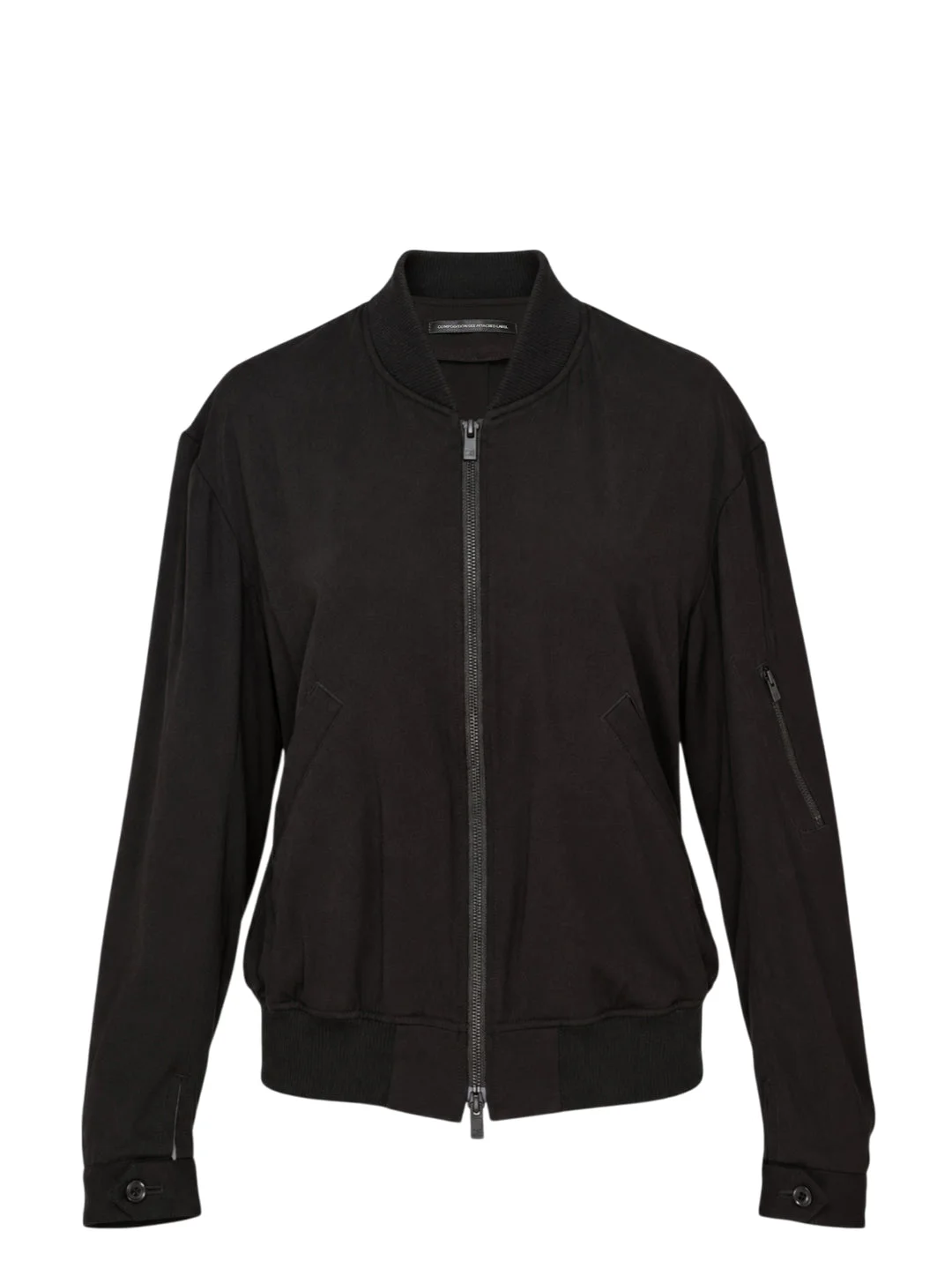 Black Bomber Blouson - 1