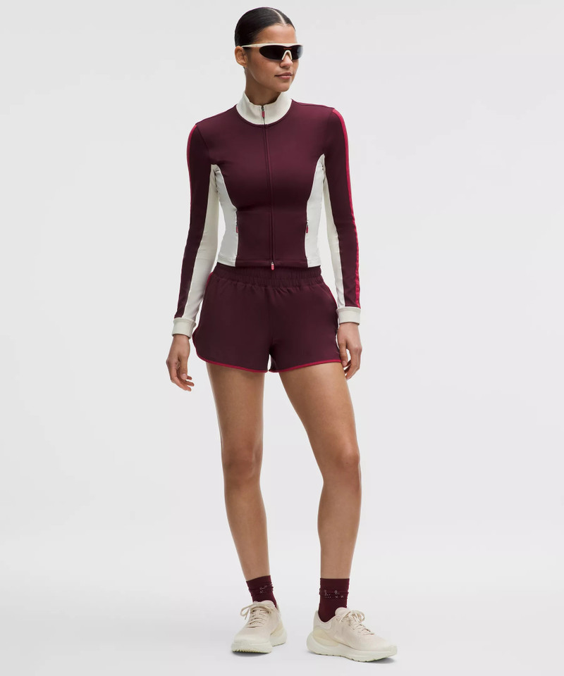 lululemon Striped Slim-Fit Track Jacket outlook