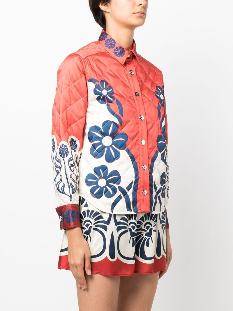 Edie floral-print quilted jacket 3