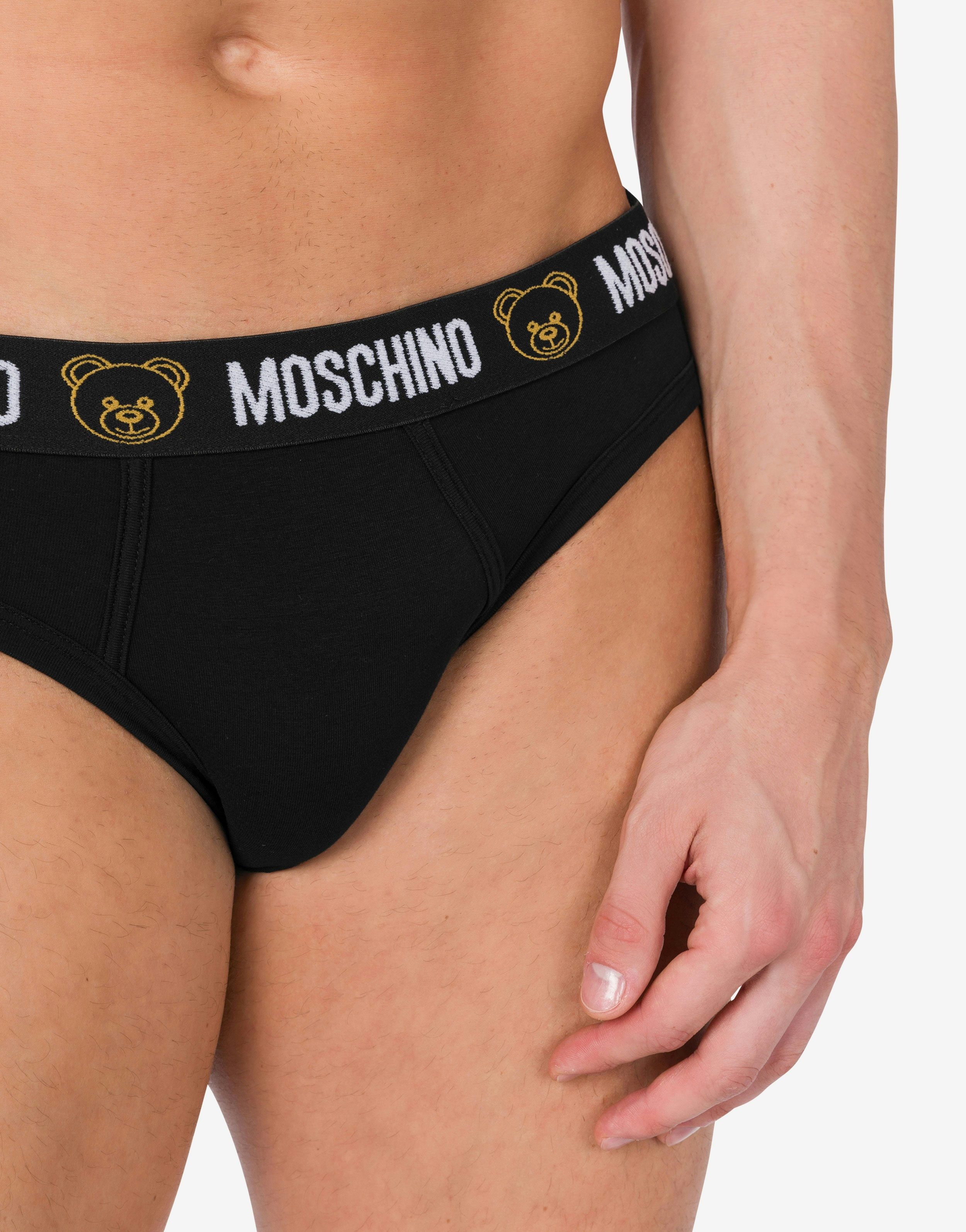 STRETCH JERSEY BRIEFS FLOCK TEDDY BEAR - 4