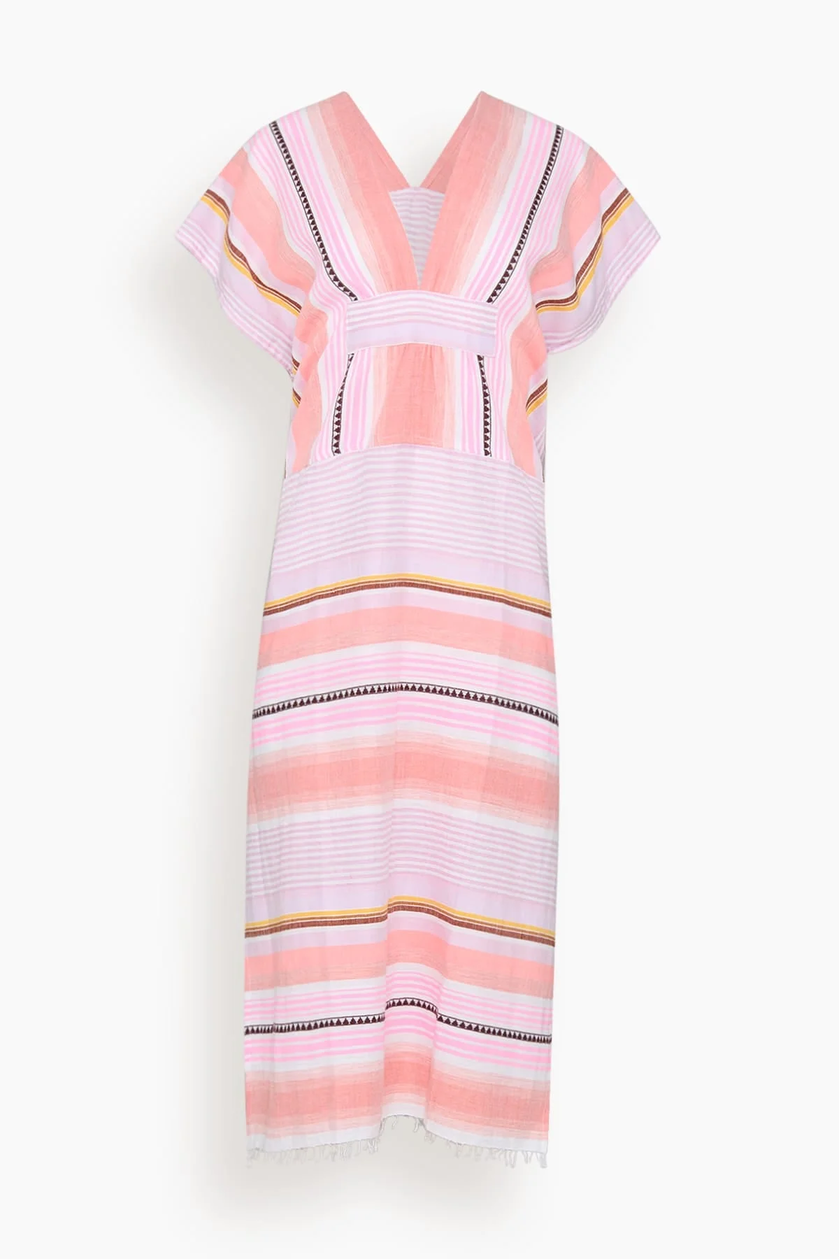 Gasira V-Neck Dress in Kiremiti Pink - 1
