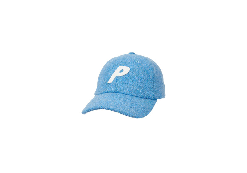 HARRIS TWEED P 6-PANEL LIGHT BLUE - 1