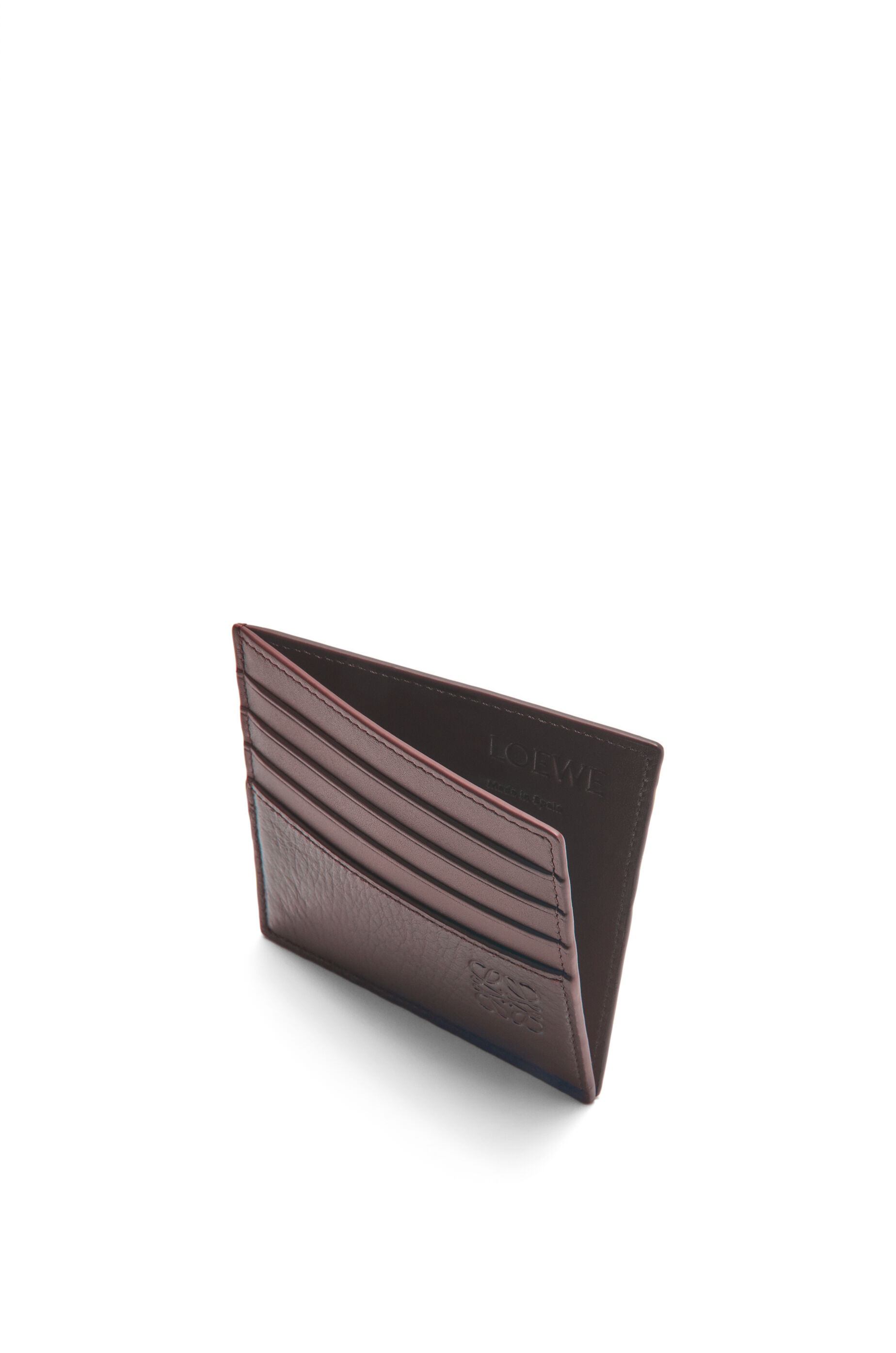 Open cardholder in deerskin - 2