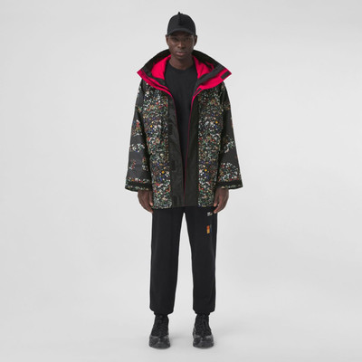 Burberry Floral Print Nylon Jacket outlook