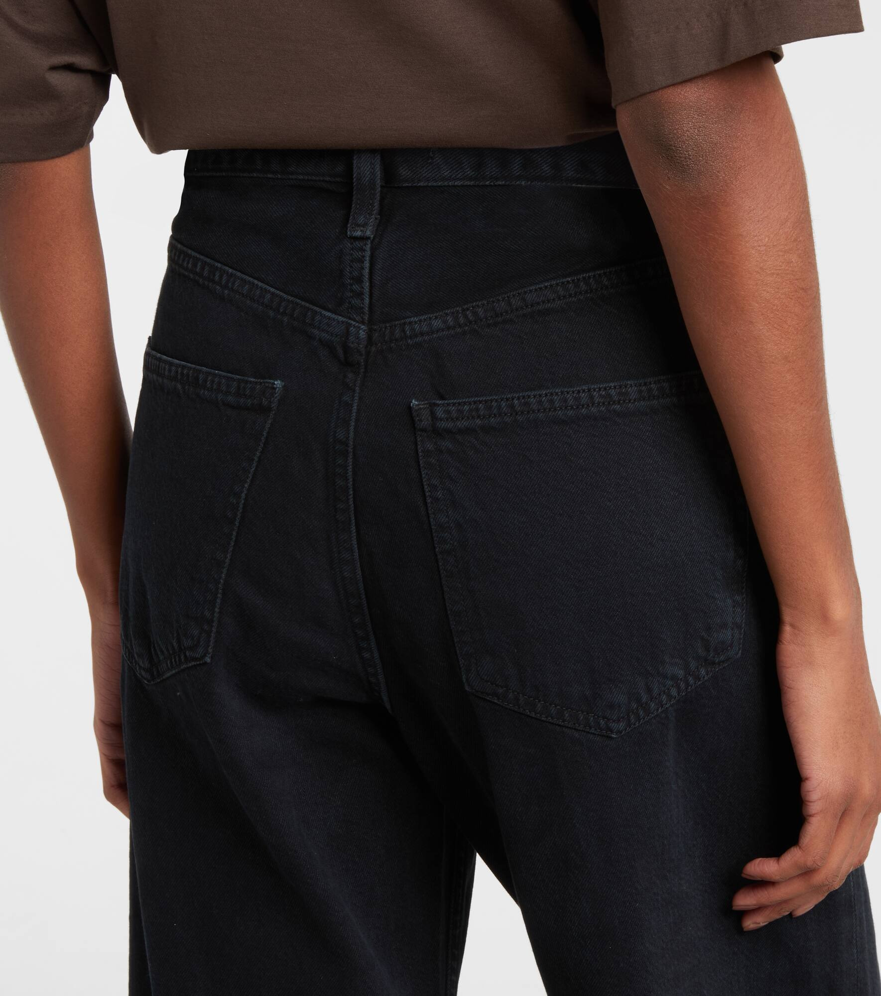 Low Curve cropped mid-rise barrel-leg jeans - 6