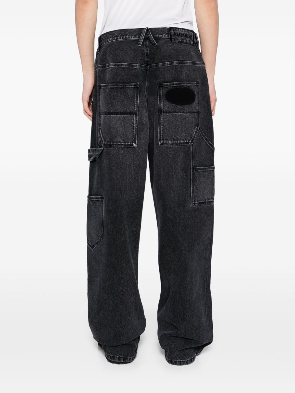 graphic-print jeans - 4