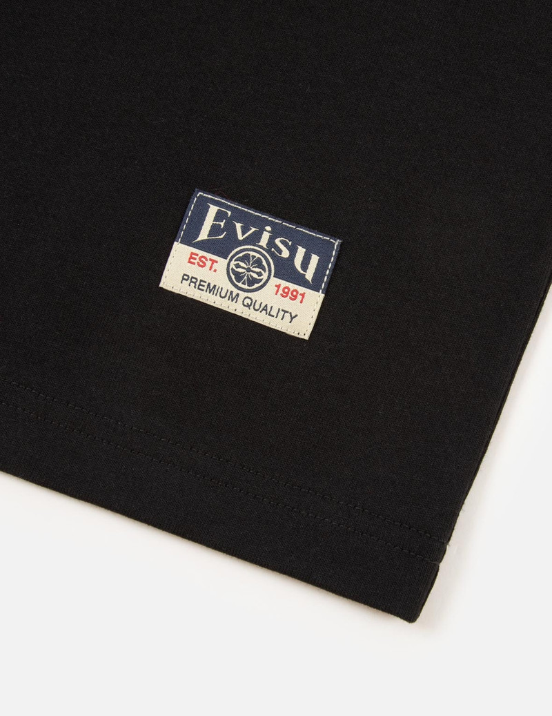 RETRO HANAFUDA MULTI LOGO PRINT  REGULAR FIT T-SHIRT 12