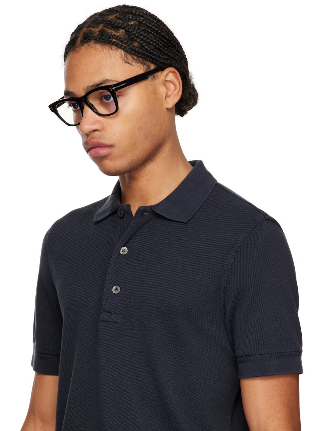 Black Square Glasses - 4