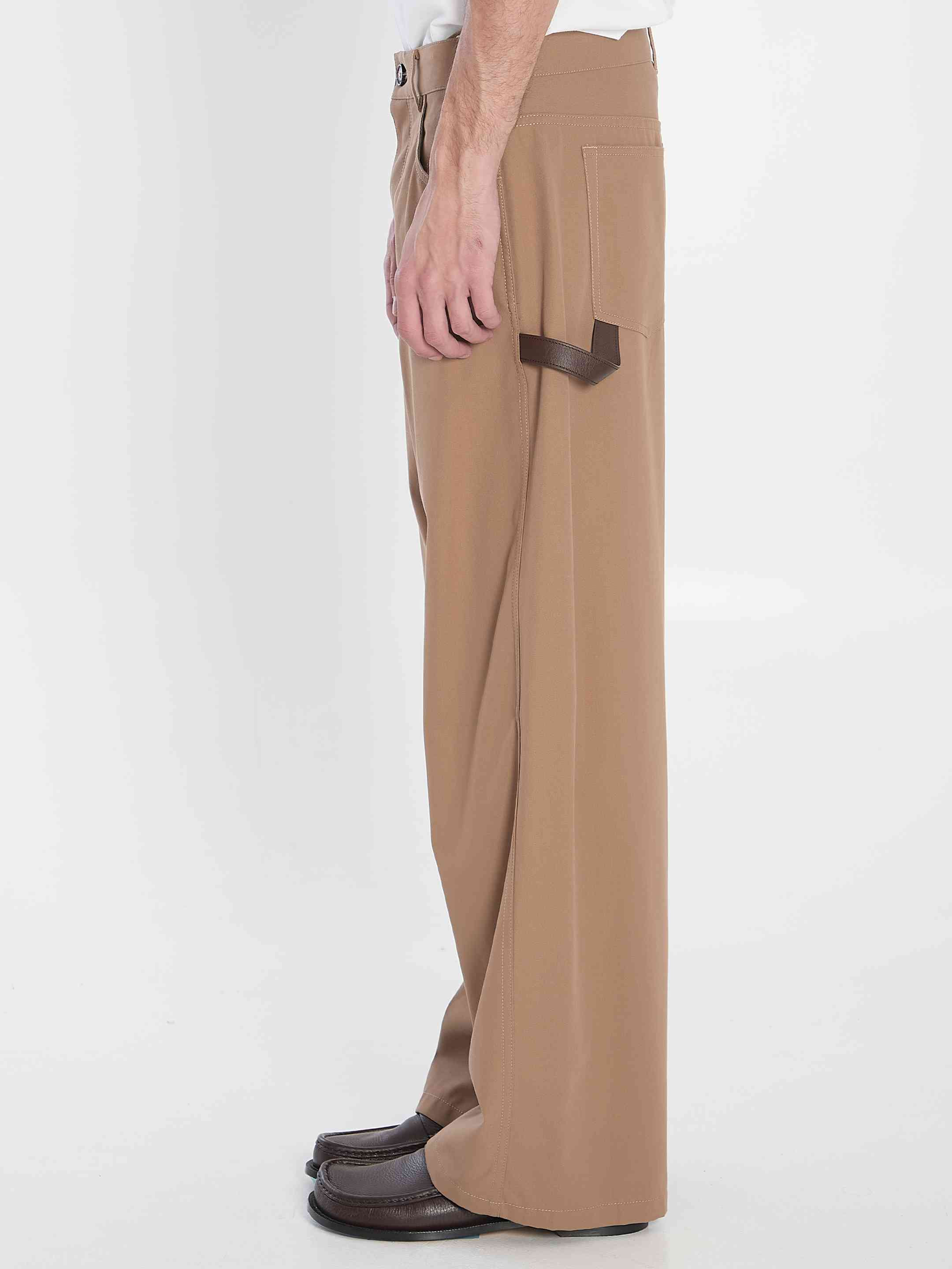 Loewe Men Cotton Carpenter Trousers - 3