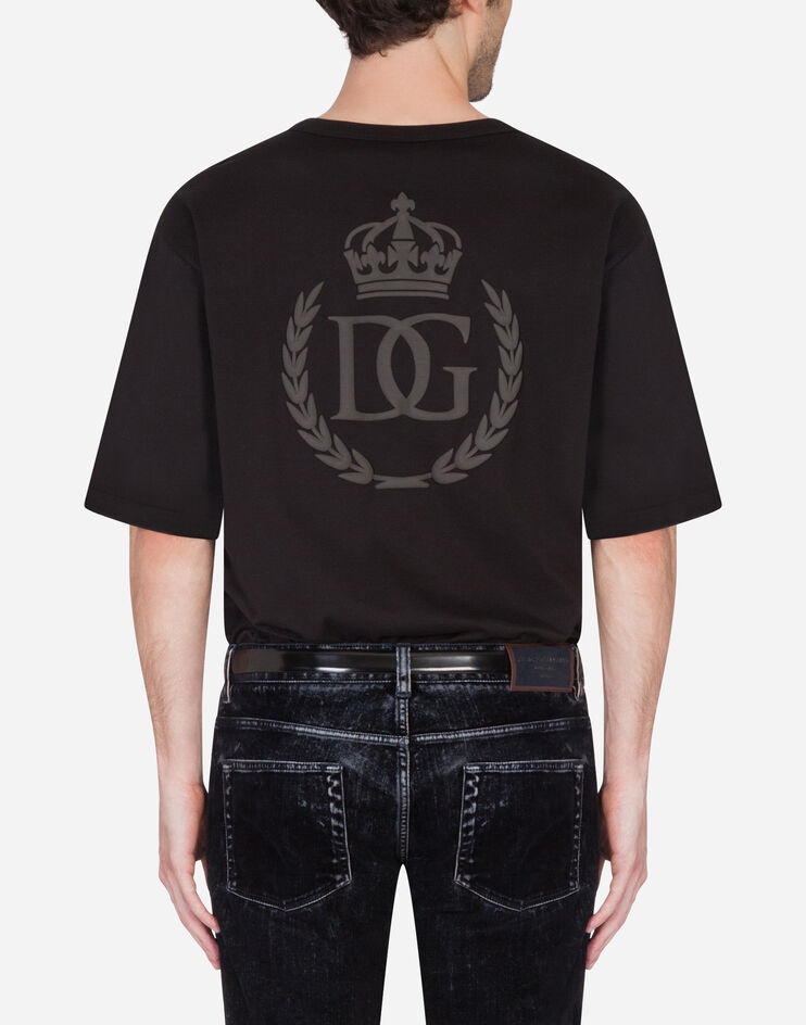 Cotton t-shirt with rubberized DG patch - 2