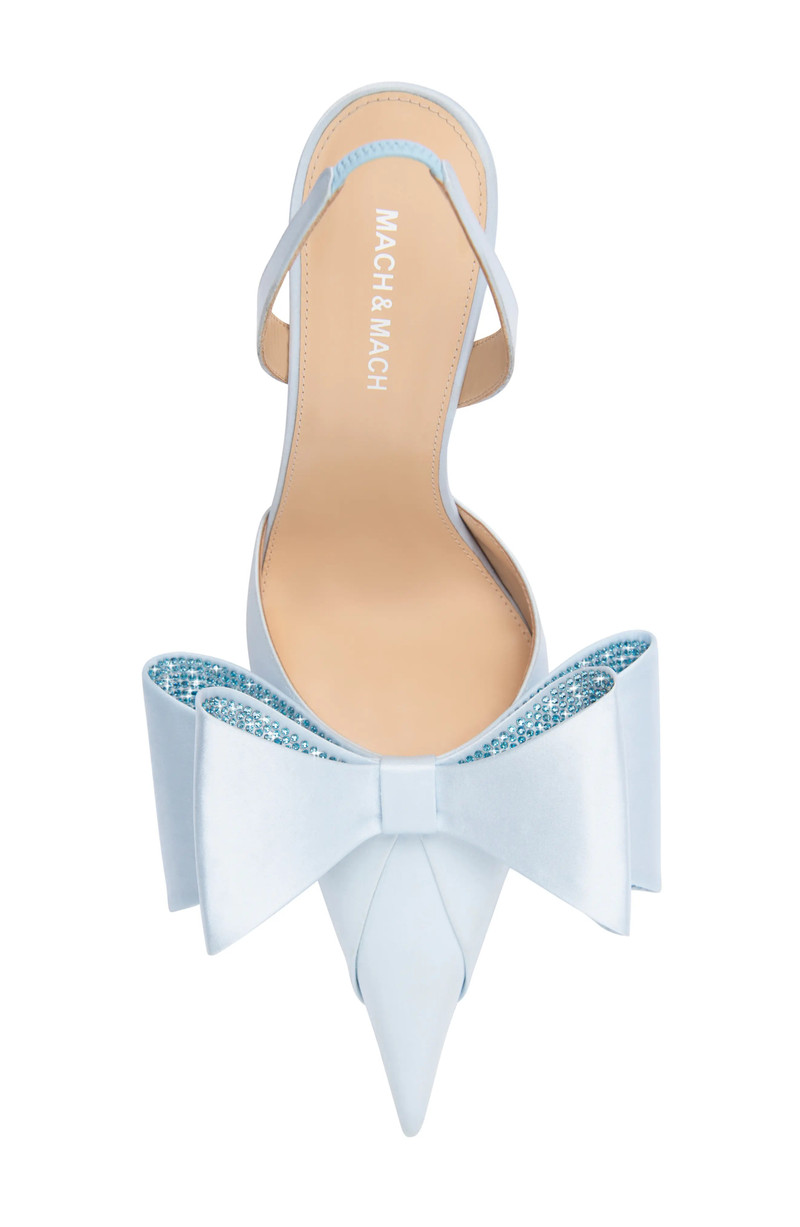 Le Cadeau Bow Pointed Toe Slingback Pump 5