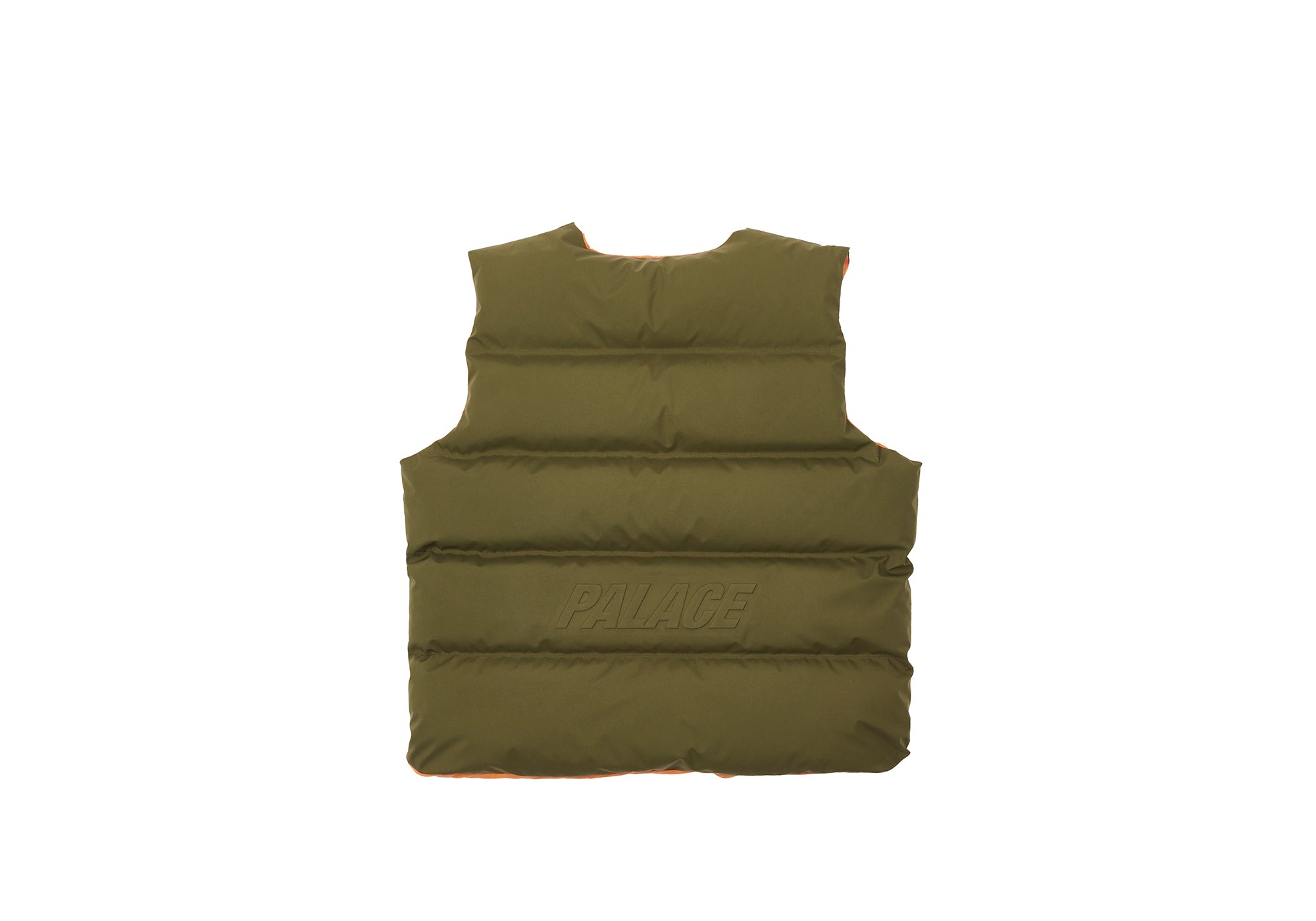 GORE-TEX INFINIUM REVERSO DOWN VEST OLIVE / ORANGE - 3