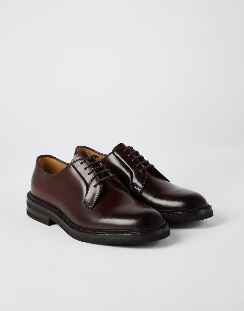 Aged calfskin Derbys - 1