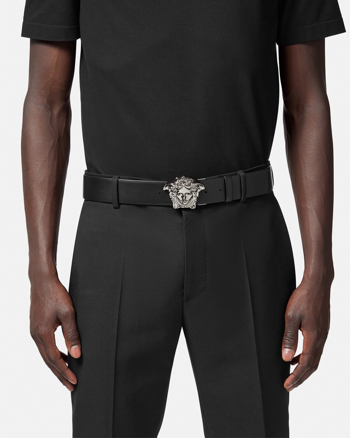 Versace hotsell Medusa Reversible Leather Belt