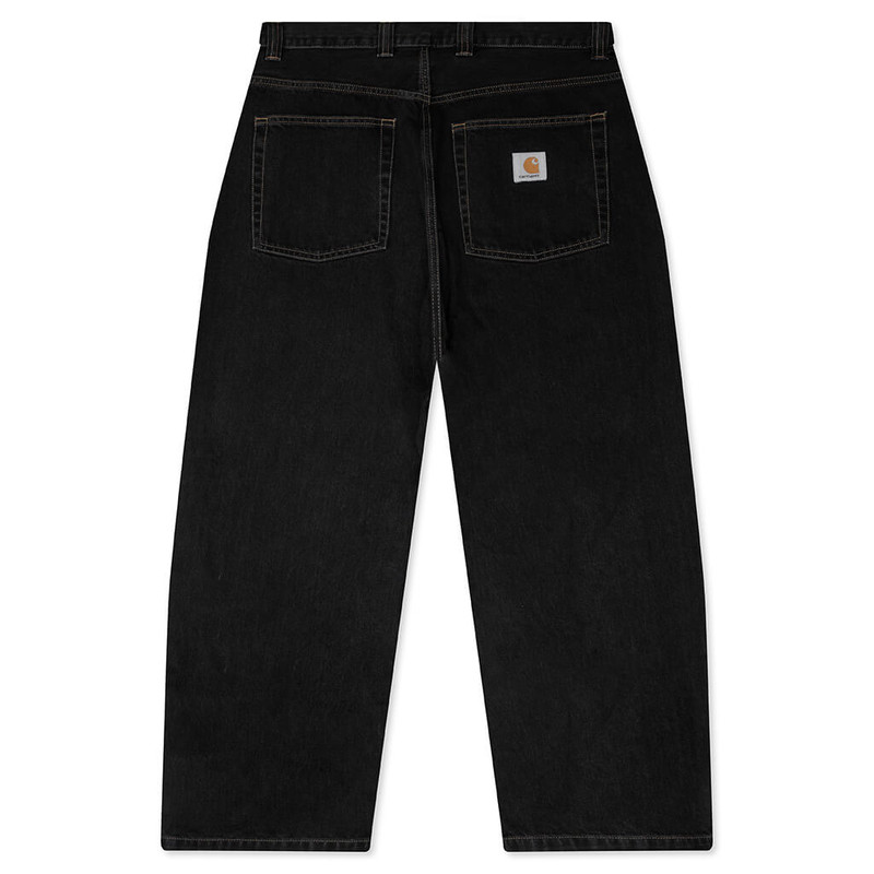 Carhartt BRANDON PANT - BLACK STONE WASHED outlook