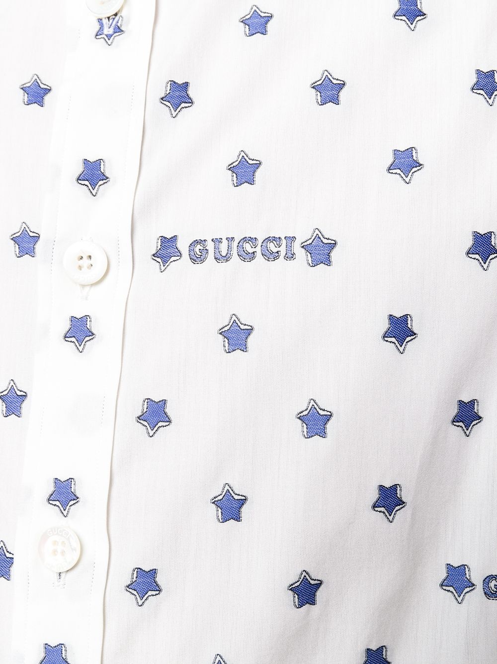 logo star print shirt - 5