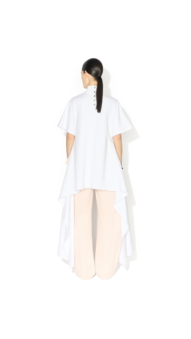 Alaïa ASYMMETRIC COTTON JERSEY T-SHIRT outlook