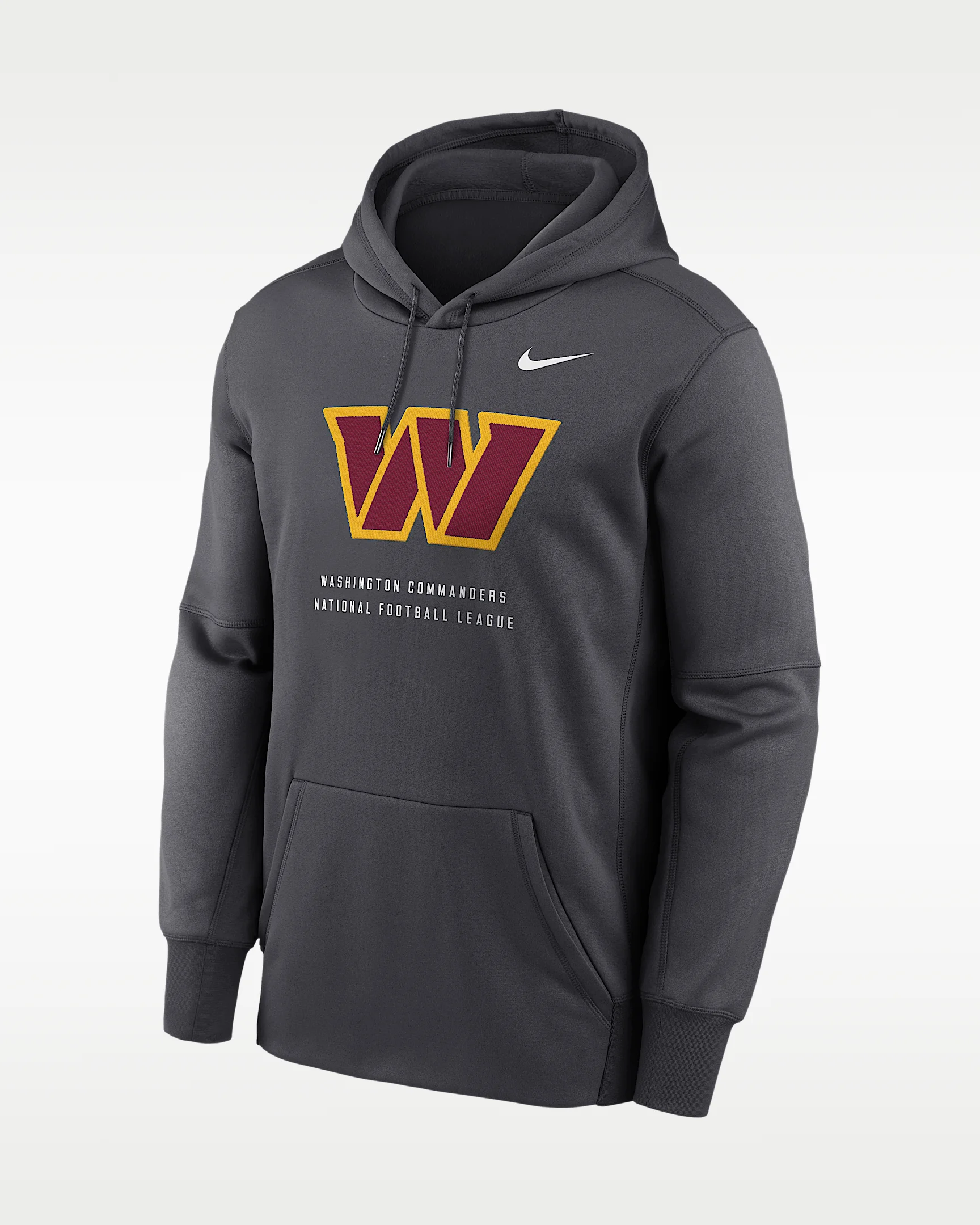 Washington Commanders Men's Nike Therma NFL Pullover Hoodie - 1