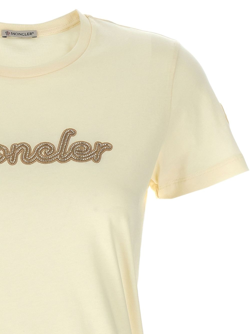 logo embroidery t-shirt - 3