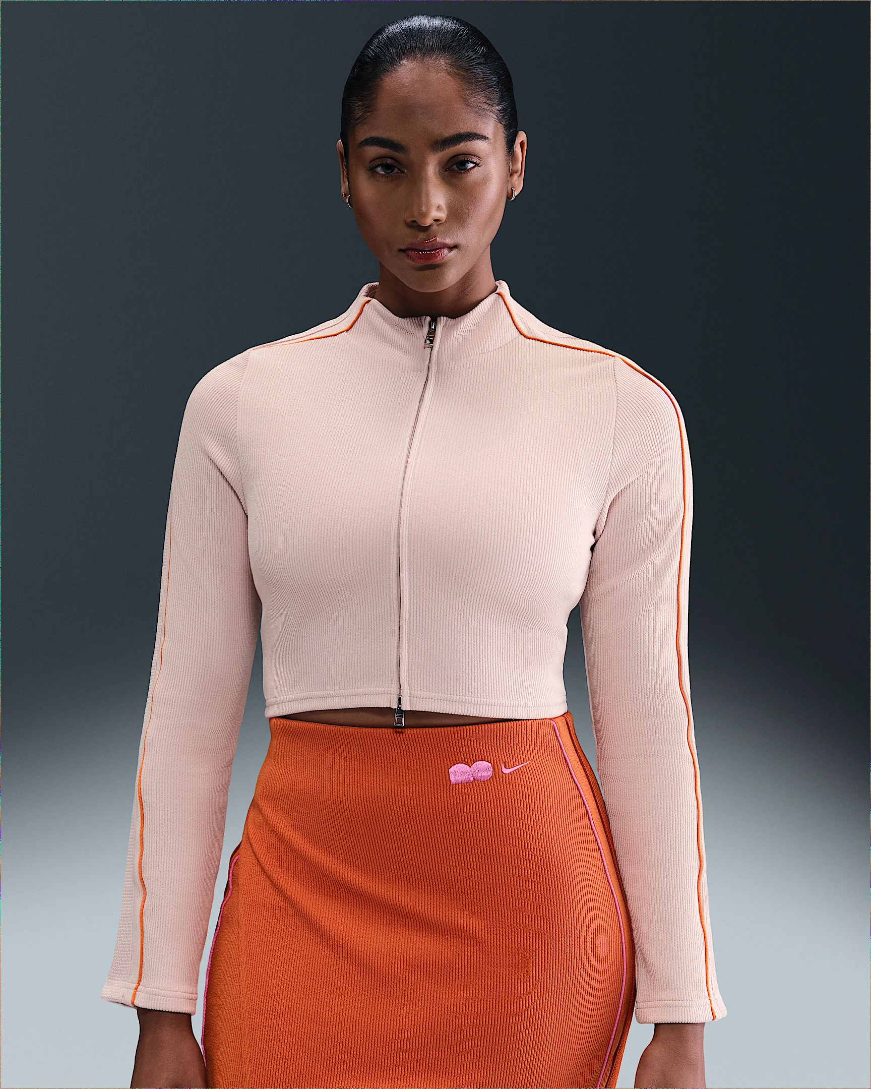 Naomi Osaka Women's Long-Sleeve Full-Zip Top - 1