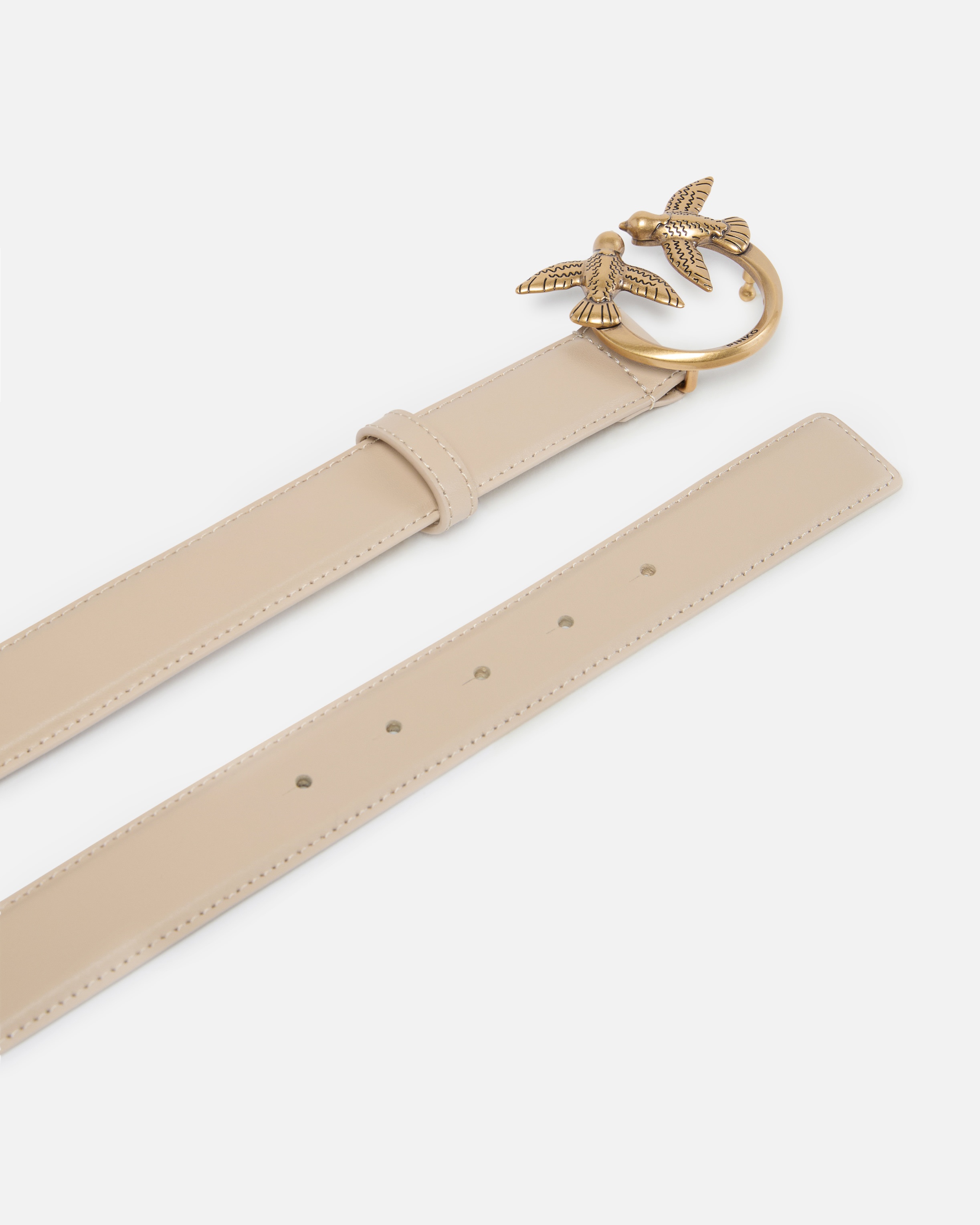 LOVE BIRDS LEATHER BELT 3CM - 3