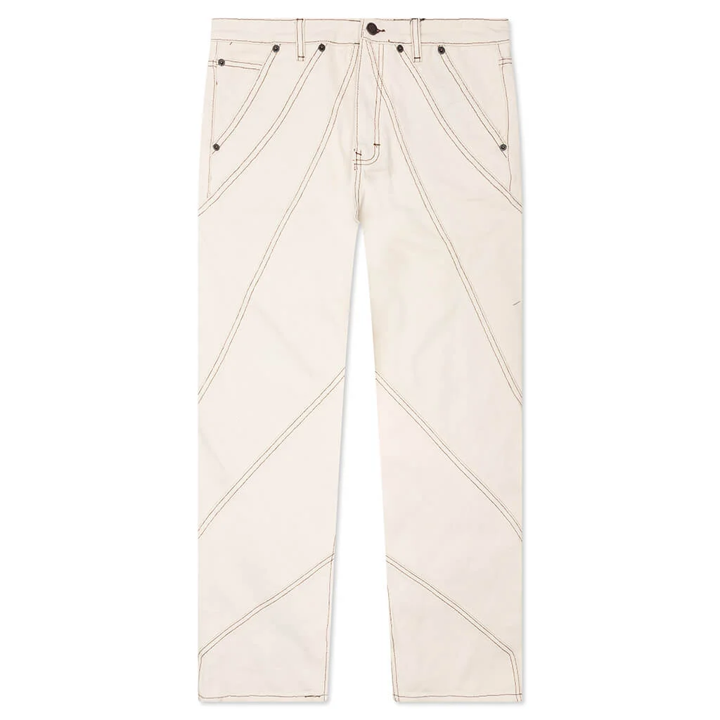 RACING PANEL PANT - BONE - 1