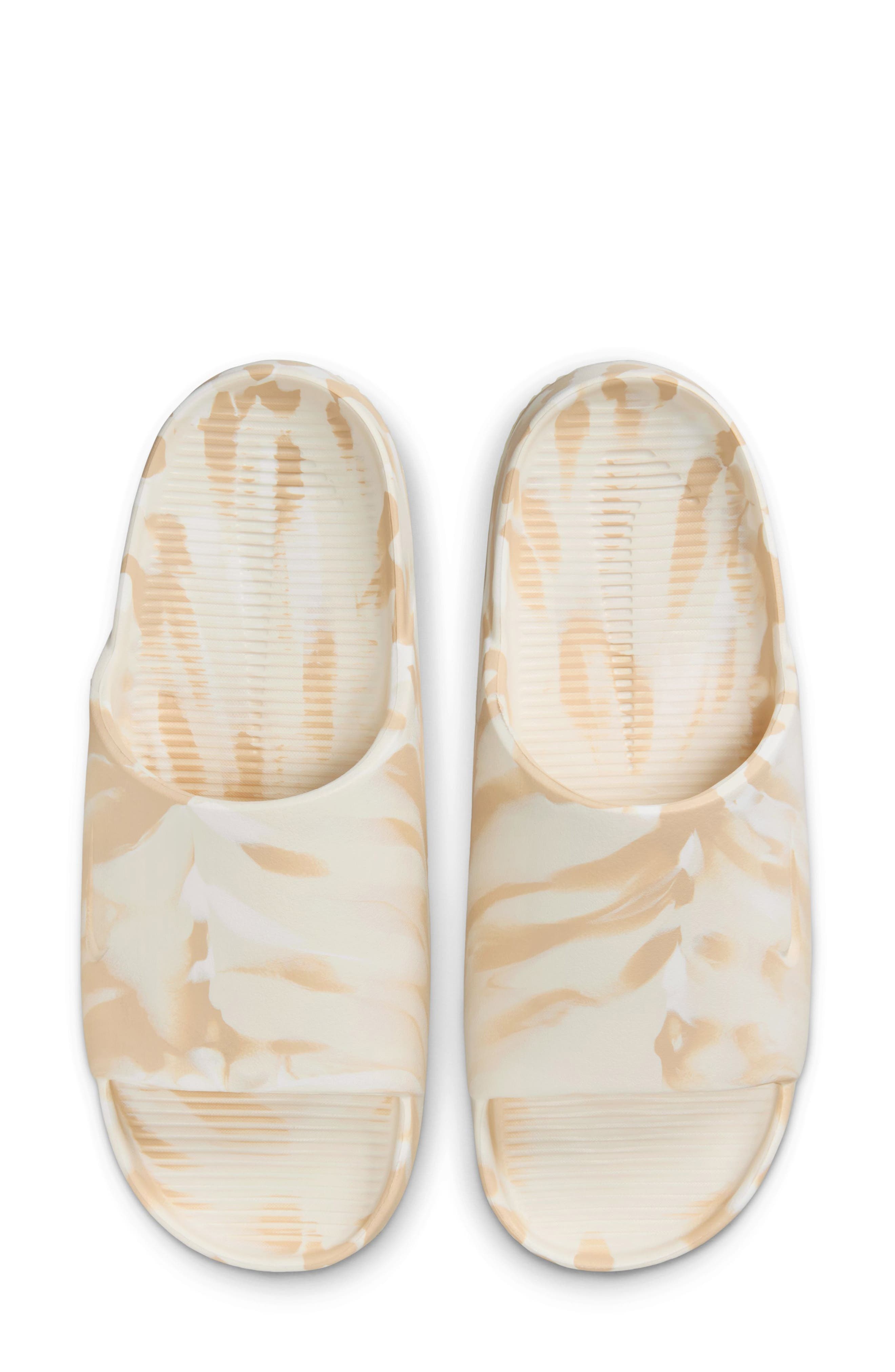 Nike Calm Slide Sandal in Phantom/Phantom at Nordstrom - 4