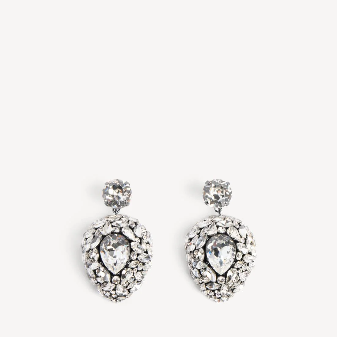 Women's Cushion Earrings in Dark Gold - 1