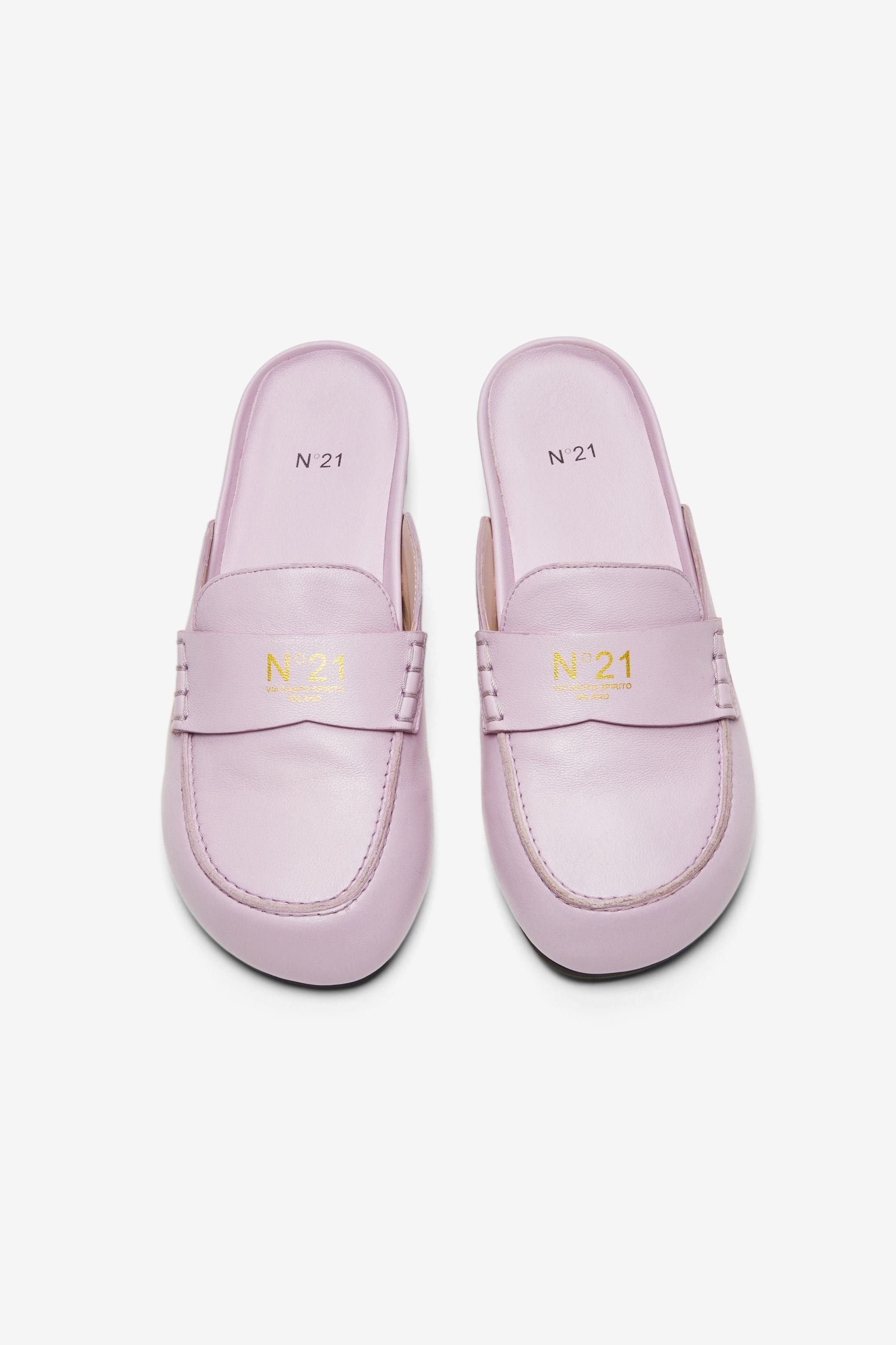 LOGO-PRINT FUSSBETT LOAFERS - 2