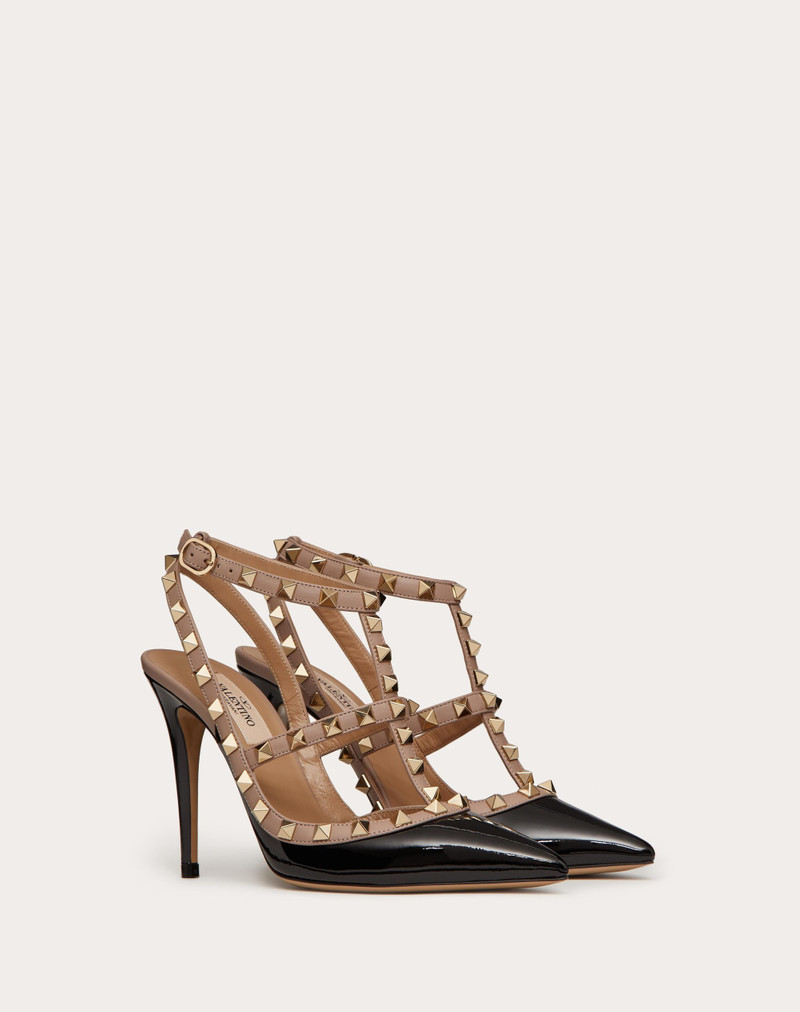 Valentino PATENT ROCKSTUD CAGED PUMP 100MM outlook