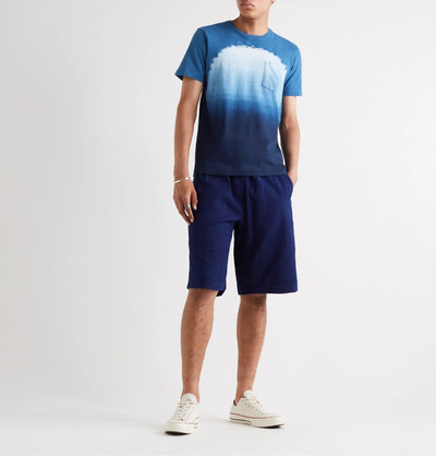 Blue Blue Japan Tie-Dyed Cotton-Jersey T-Shirt outlook