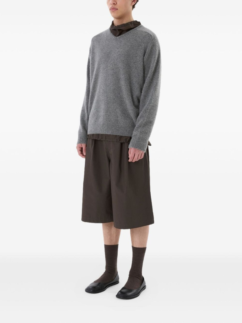 pleat-detail shorts 3