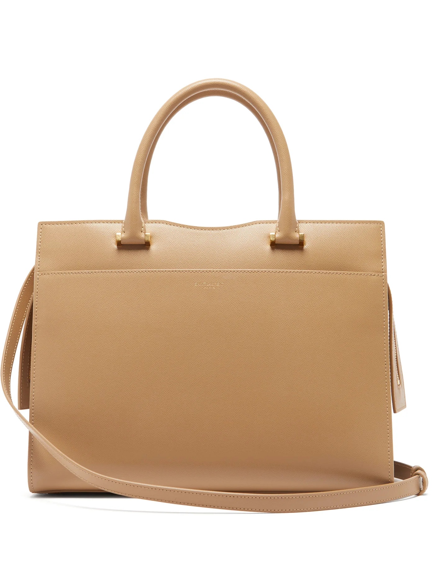 Uptown medium grained-leather handbag - 1