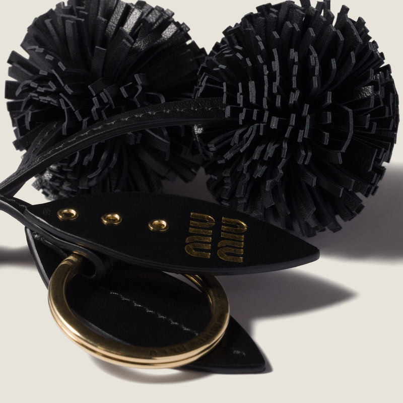 Miu Miu Leather key ring trick outlook