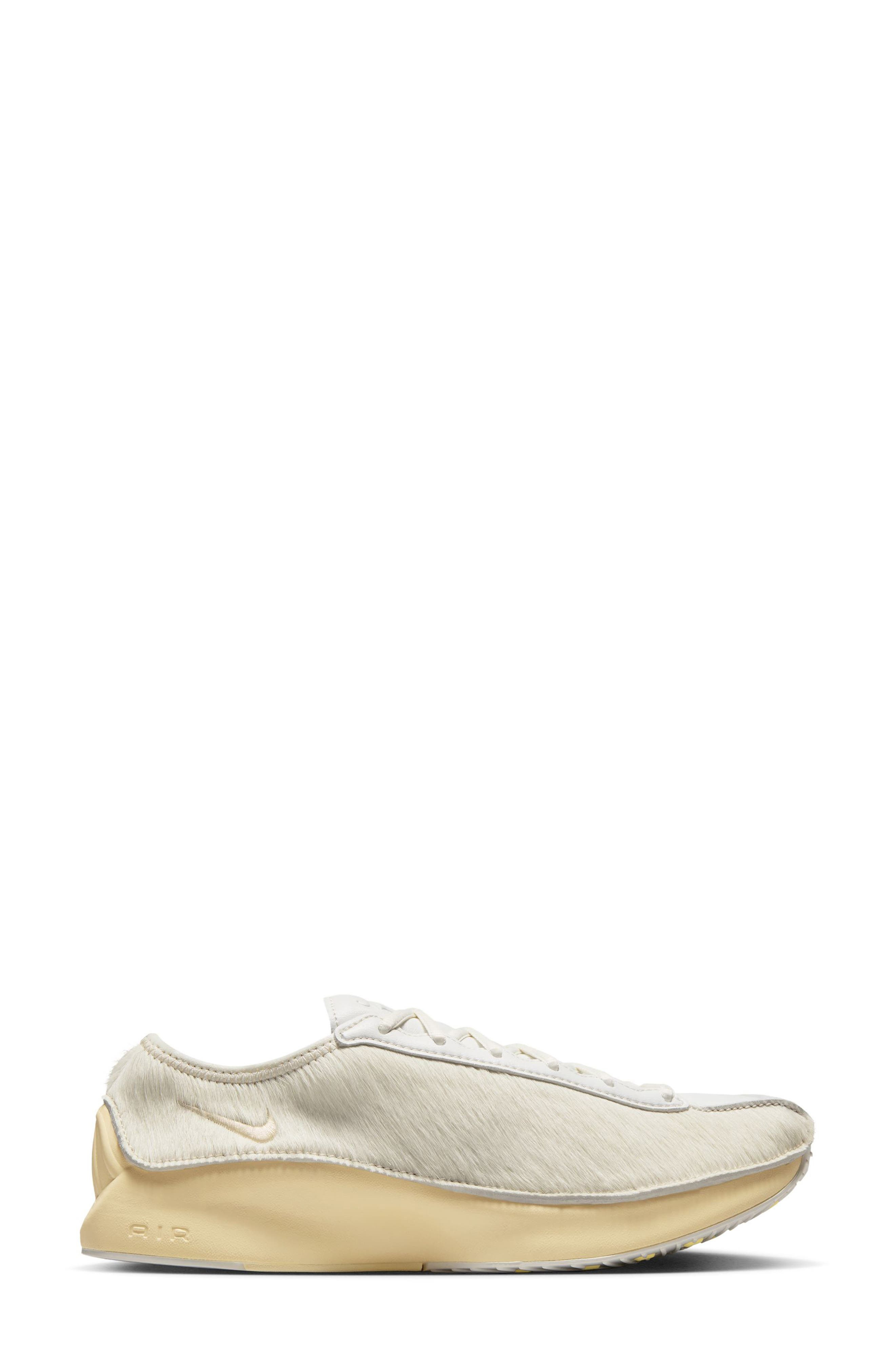 Nike Air Superfly Genuine Calf Hair Sneaker in Sail/Muslin/Soft Yellow at Nordstrom - 3