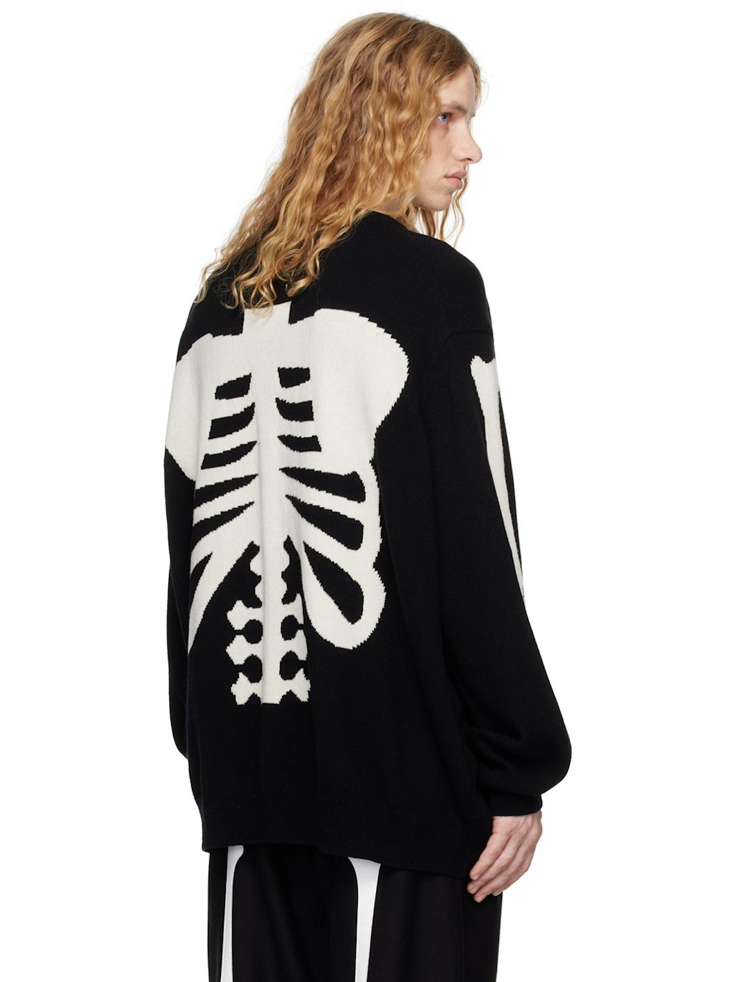 Black Crew Neck Sweater - 3