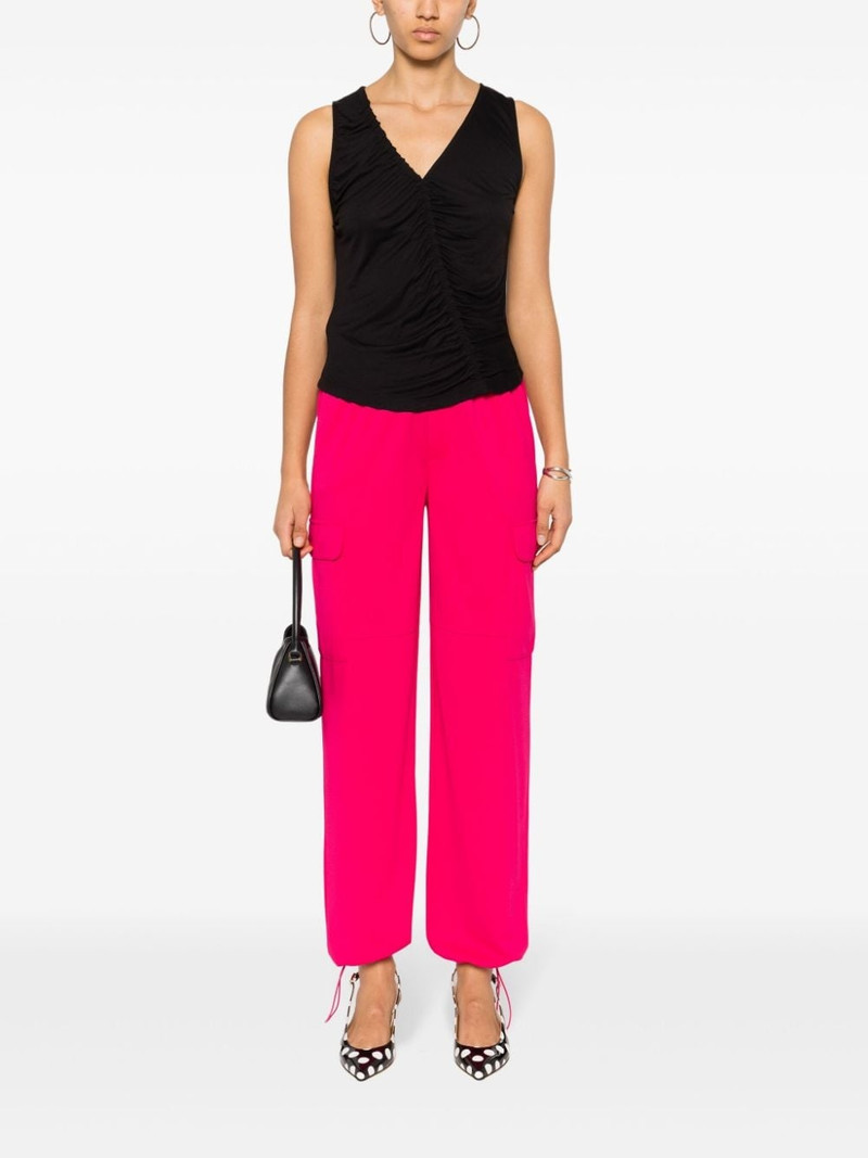 PINKO gathered sleeveless tank top outlook