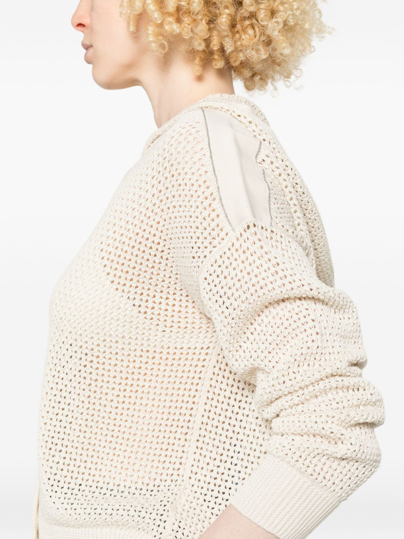 open-knit hooded cardigan 5