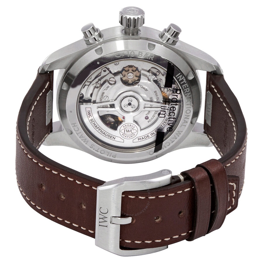 IWC Pilot Chronograph 41 Automatic Green Dial Men's Watch IW388103 - 3
