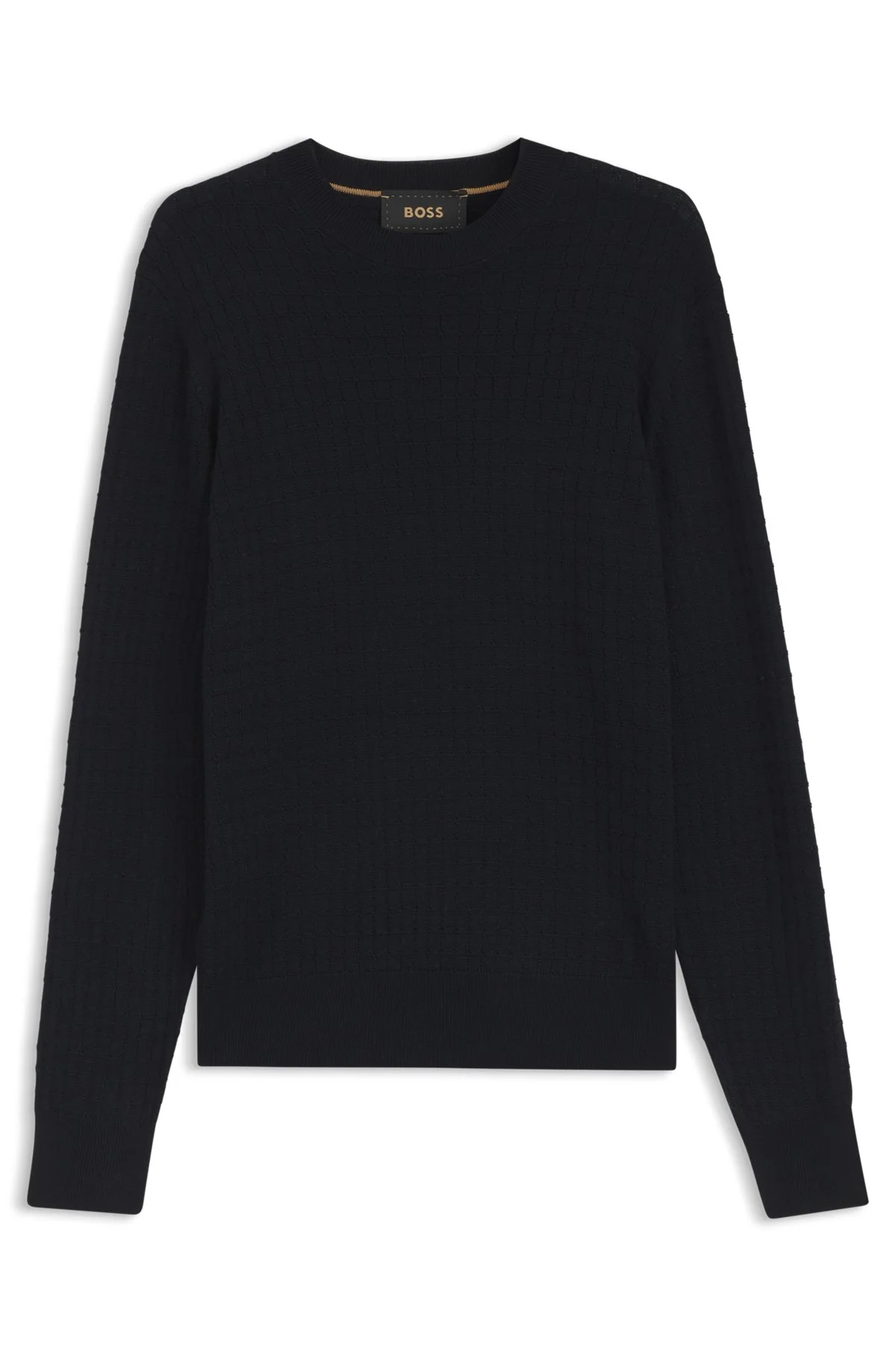 SILK-KNIT SWEATER WITH A SEASONAL PATTERN - 1
