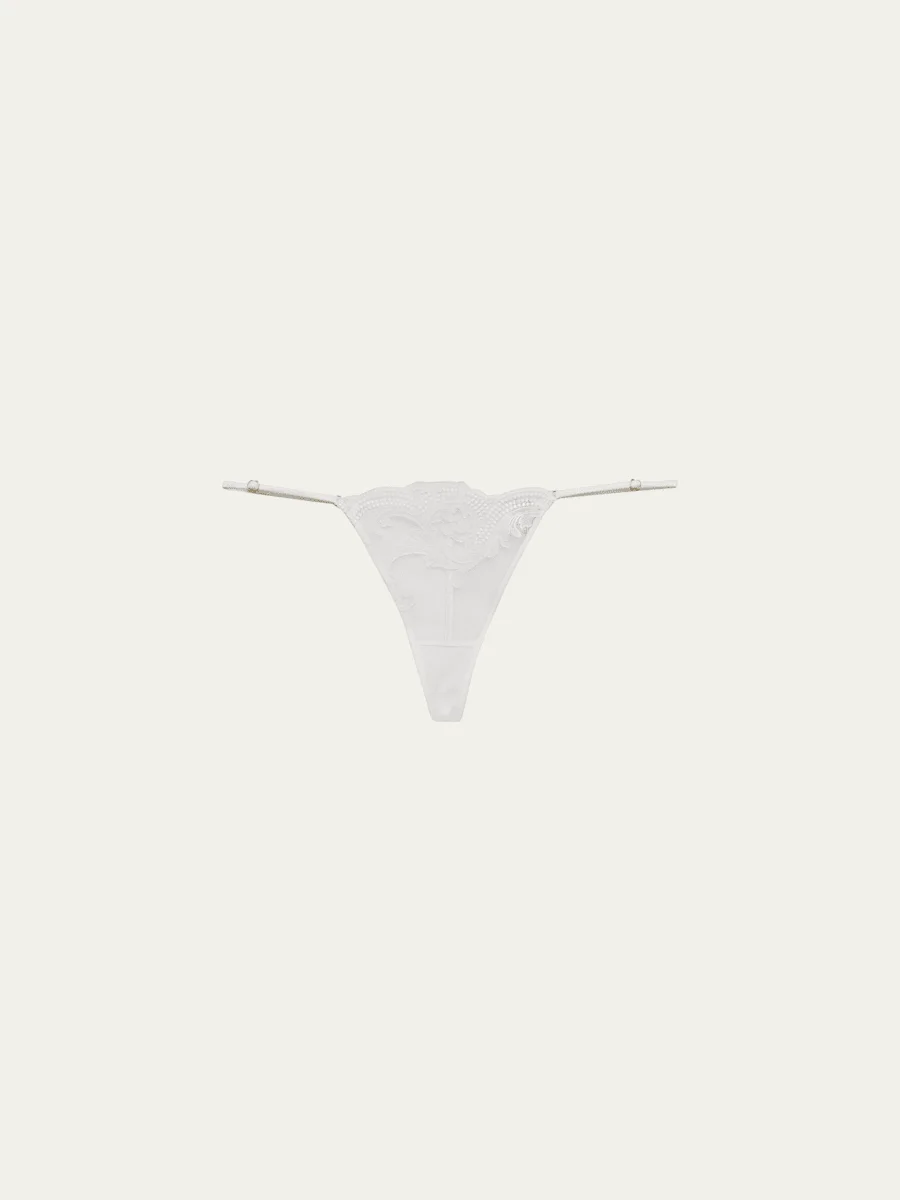 Voltaire Scrollwork Lace G-String - 1