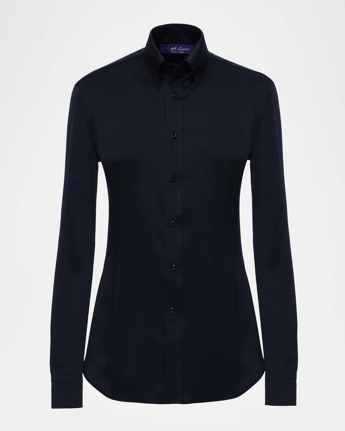 Cameron Straight-Fit Silk Shirt - 1